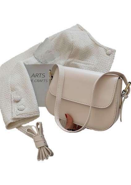 Tek Omuz Crossbody Çanta Retro Küçük Kare Çanta (Yurt Dışından)