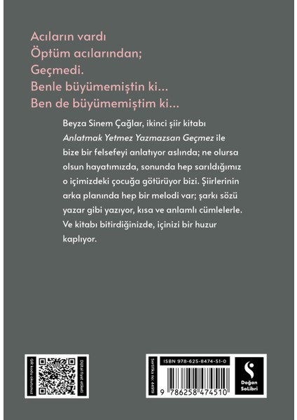 Anlatmak Yetmez Yazmazsan Geçmez - Beyza Sinem Çağlar