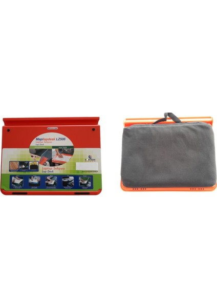 Lapdesk LZ506 Laptop Tezgahı Kırmızı 480X335X60MM