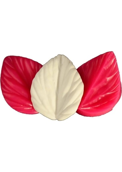 Silikon Damarlı Büyük Yaprak Kalıbı 6x4.5 cm
