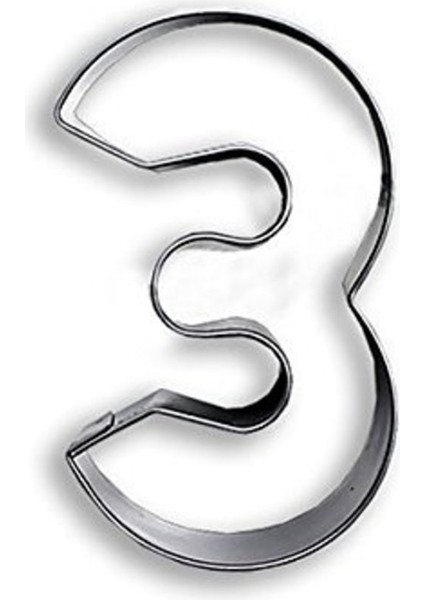3 No Kurabiye Kalıbı 7.5 cm