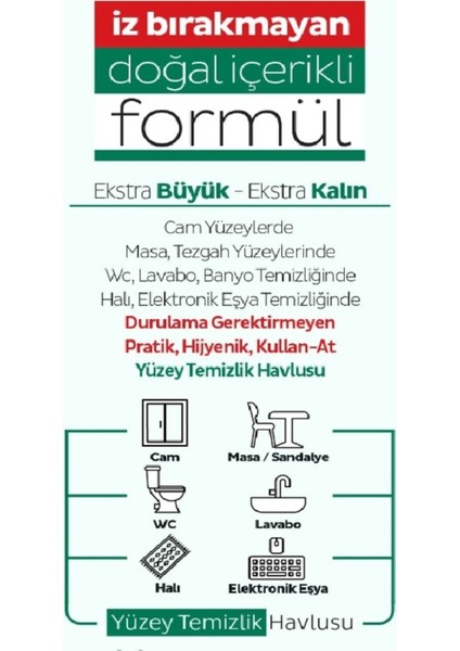 Easy Clean Yüzey Temizlik Havlusu 100 Yaprak