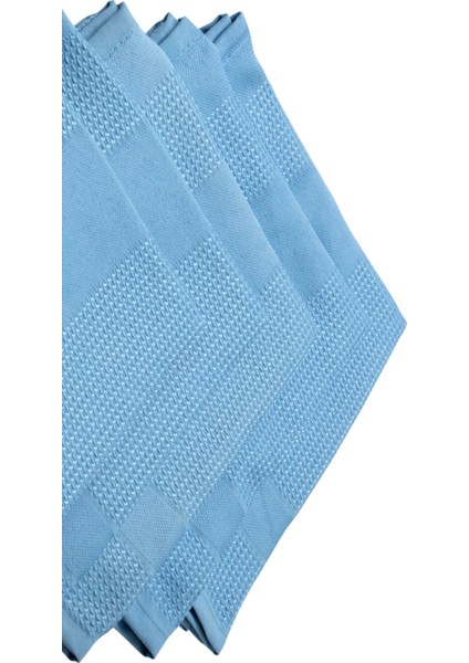Mikrofiber 5li Dekoratif Cam Bezi - Mavi
