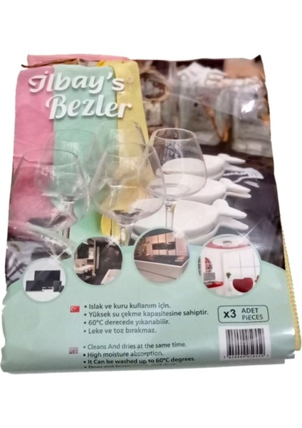 Temizlik Bezleri %100 Orijinal 3'lü Paket