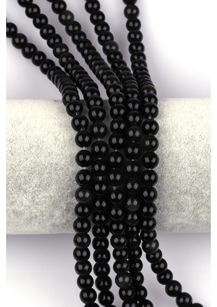 Rainbow Obsidyen Doğal Taş Dizi 6 mm Küre Kesim