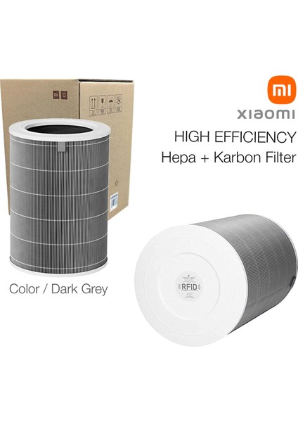 2h Mi Air Purifier 2h Filtre Gri Hepa High Efficiency