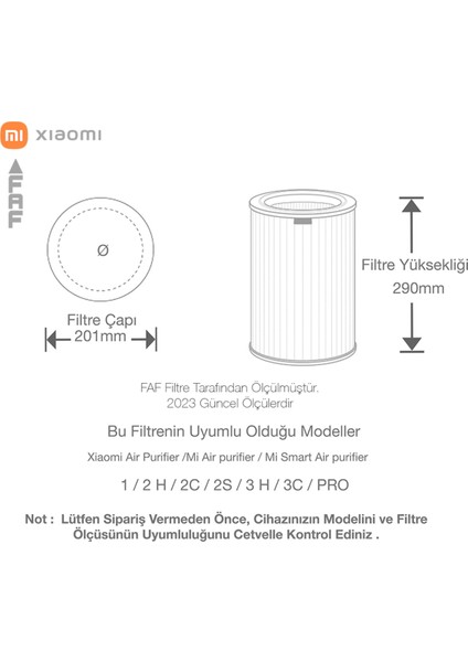 2h Mi Air Purifier 2h Filtre Gri Hepa High Efficiency