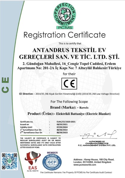 Çift Kişilik Beyaz Elektrikli Battaniye indirimleri