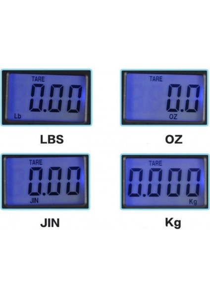 Elektronik Dijital El Kantarı 50 kg Terazi Tartı 10 gr Hassas