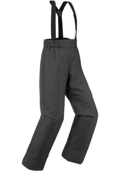 - Çocuk Kayak Pantolonu Siyah 100 Isı Yalıtımlı Su Geçirmez Dgstr