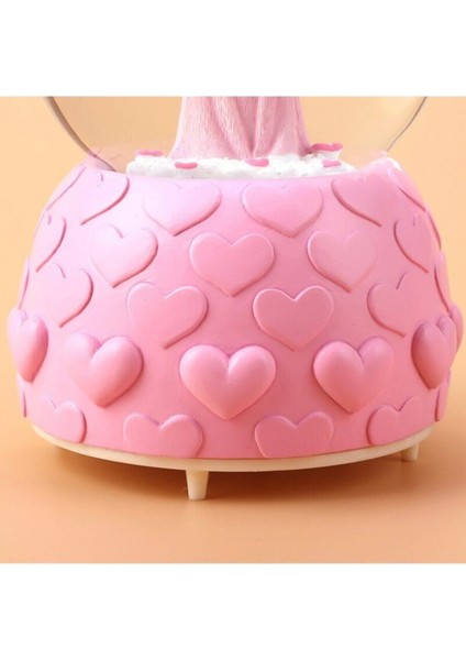 Pembe Peri Işıklı Müzikli Sihirli Kar Küresi Arkadaşa Hediye modelleri