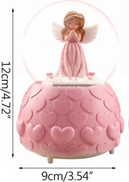 Pembe Peri Işıklı Müzikli Sihirli Kar Küresi Arkadaşa Hediye indirimleri