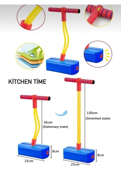 ® Çocuklar Için Atlama Zıplama Oyuncağı Boy Uzatıcı Eğitici Fiziksel ve Zihinsel Geliştirici
