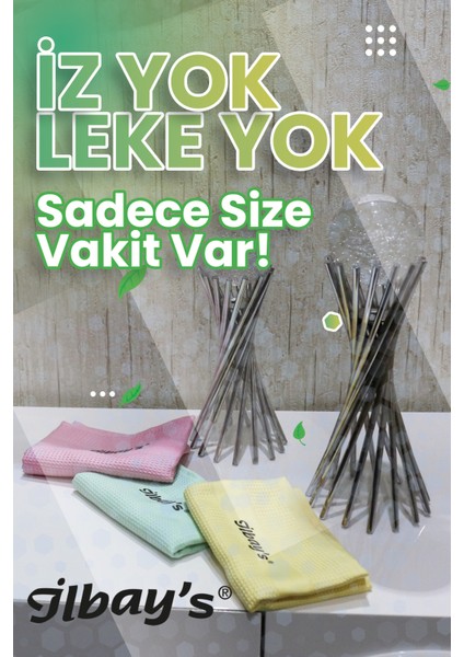 3'lü Eko Paket Mikrofiber Temizlik Bezi 40X60 CM