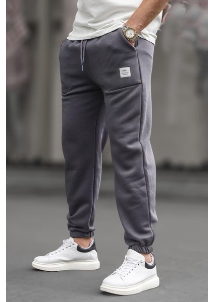 Füme Cep Detaylı Erkek Basic Eşofman Altı 6522