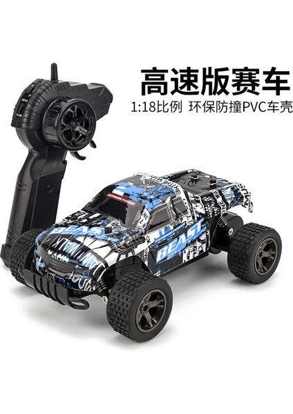 1:18 Rc Araba Elektrikli Yüksek Hızlı Off-Road Arabalar Uzaktan Kumandalı Arabalar LED Işık ile 2.4g 40KM/H Drift Oyuncaklar Erkek Çocuklar ve Yetişkinler Için (Yurt Dışından)