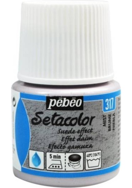 Suede Effect (Süet Etkisi) Kumaş Boyası 317 Mıst 45 ml