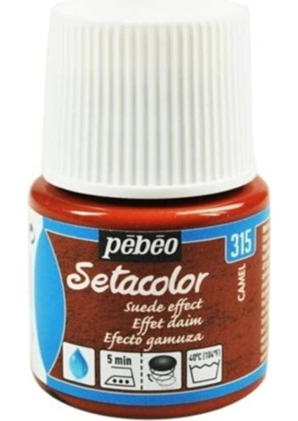 Suede Effect (Süet Etkisi) Kumaş Boyası 315 Camel 45 ml