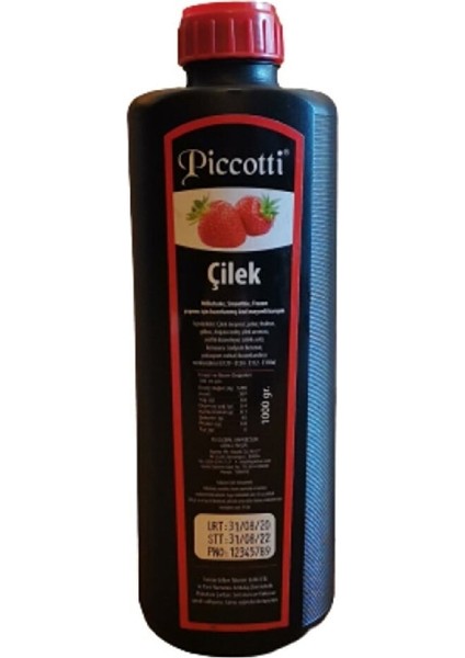Meyve Püresi Çilek 1000 gr
