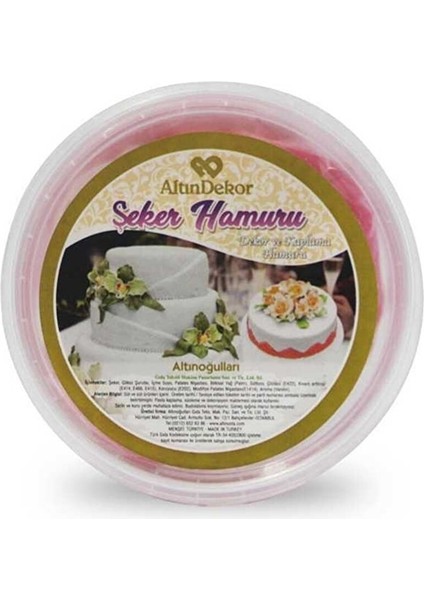 200 gr A.usta Şeker Hamuru Açık Pembe