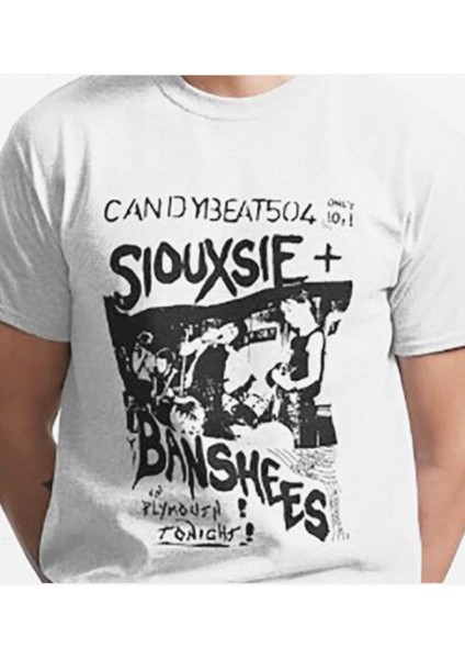 Beyaz Siouxsie And The Banshees Unisex T-Shirt