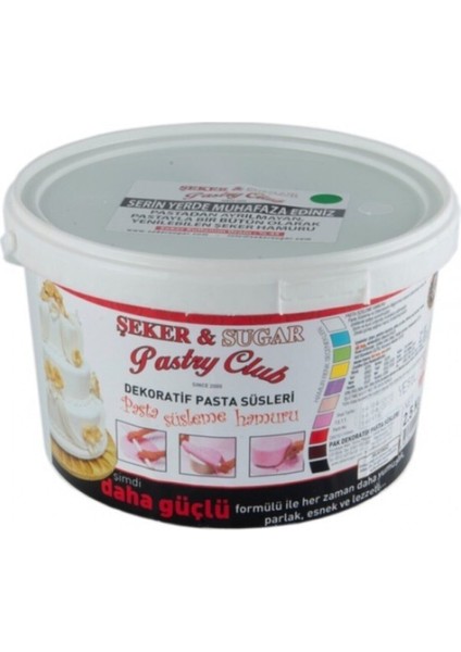 Şeker Hamuru 2.5 kg Yeşil