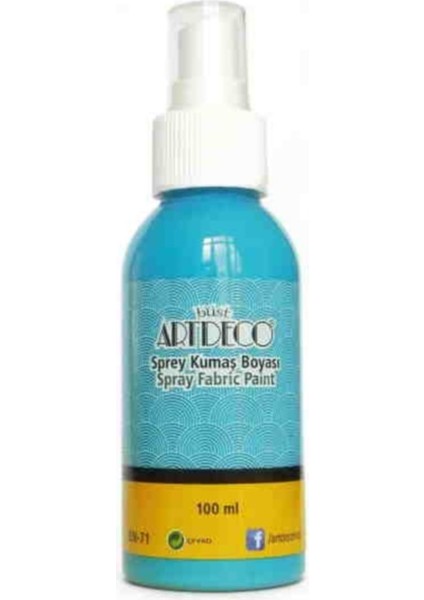 Sprey Kumaş Boyası 1230 Turkuaz 100 ml