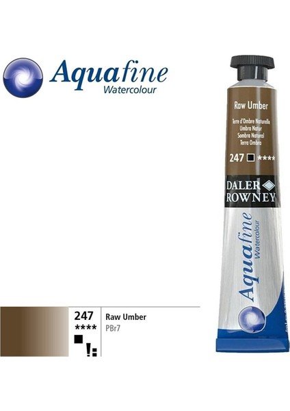 Aquafine Tüp Sulu Boya 8 ml 247 Raw Umber
