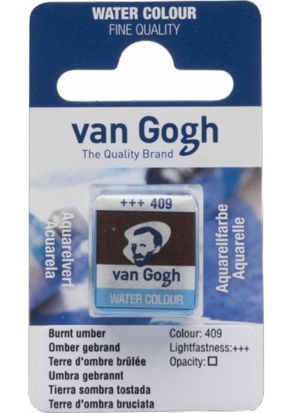 Van Gogh Suluboya Tablet 409 Burnt Umber