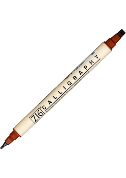 Zıg Kaligrafi Kalemi MS-3400 060 Pure Brown