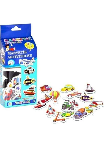 Magnet 5 Li Set - Alfabe-Hayvanlar-Meyve Sebze-Taşıtlar-Sayılar