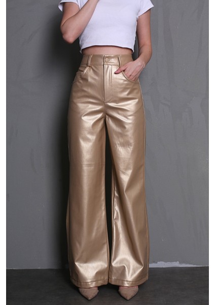 Gold Deri Basic Kadın Pantolon MG1316 fiyatları