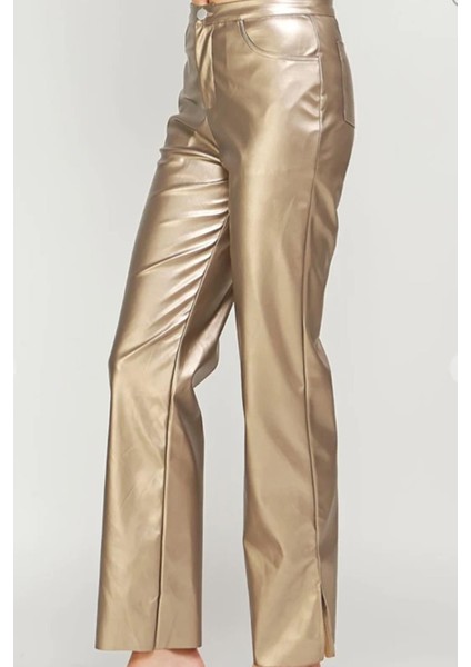 Gold Deri Basic Kadın Pantolon MG1316 fırsatları