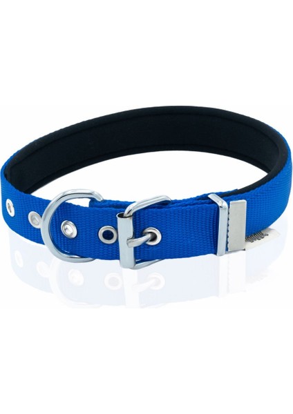 Doggie Konfor Dokuma Boyun Tasması Royal Blue 2.5 x 42 50 cm DSBT 2510 L