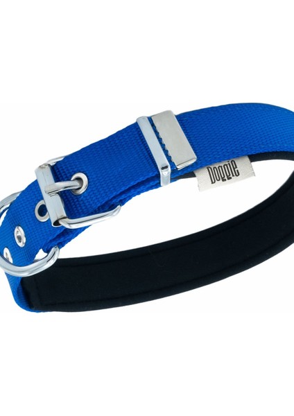 Doggie Konfor Dokuma Boyun Tasması Royal Blue 2.5 x 42 50 cm DSBT 2510 L