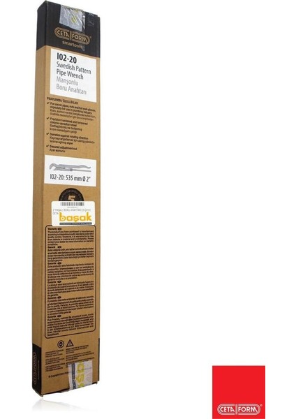 2" S Çene Maşalı Boru Anahtarı 535 mm I02-20 fiyatları