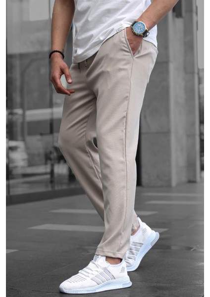 Bej Relaxed Erkek Pantolon 6510