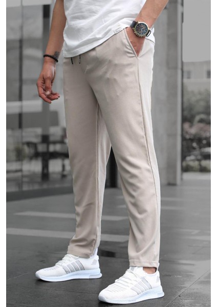 Bej Relaxed Erkek Pantolon 6510