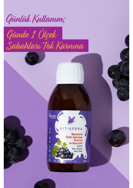 Resveratrol Şurup Orman Meyveleri Aromalı 150 ml