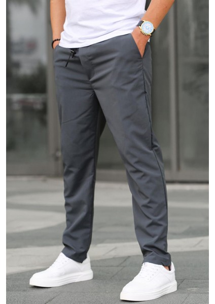 Paraşüt Kumaş Füme Basic Erkek Pantolon 6513