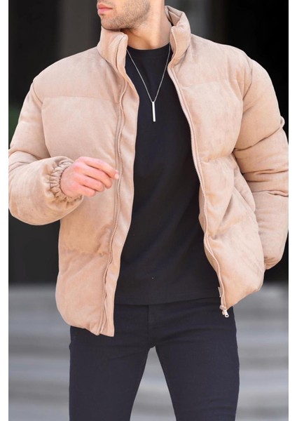 Camel Nubuk Erkek Şişme Mont - 6802 modelleri