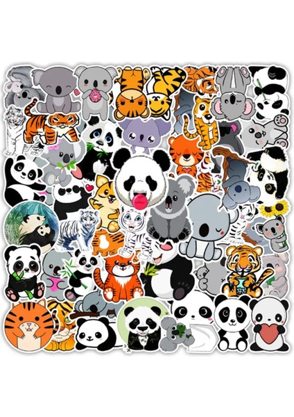 25'li Su Geçirmez Opak Sticker Seri : 20 modelleri