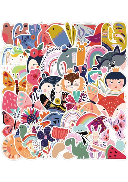 25'li Su Geçirmez Opak Sticker Seri : 4 fiyatları