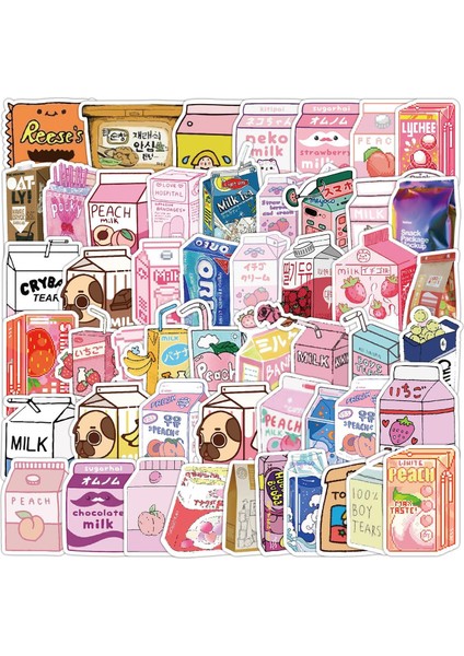 25'li Su Geçirmez Opak Sticker Seri : 7 fırsatları