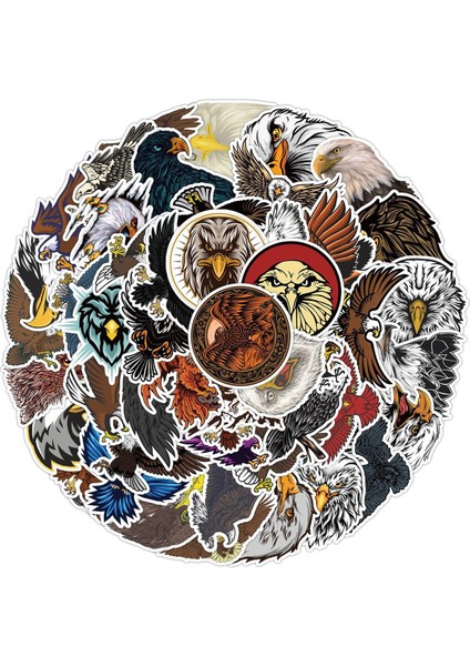 25'li Su Geçirmez Opak Sticker Seri : 12