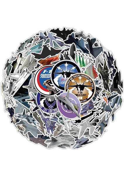 25'li Su Geçirmez Opak Sticker Seri : 15