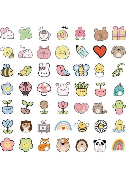 25'li Su Geçirmez Opak Sticker Seri : 19 fiyatları