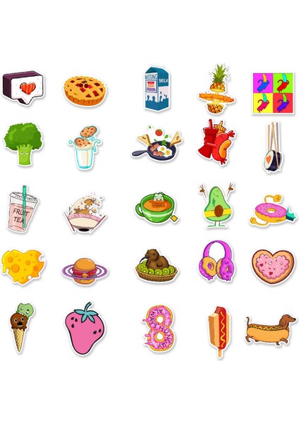 25'li Su Geçirmez Opak Sticker Seri : 22 fırsatları