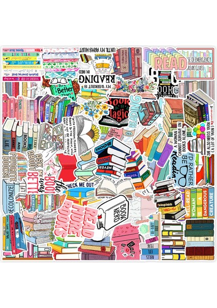 25'li Su Geçirmez Opak Sticker Seri : 6