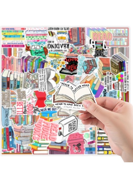 25'li Su Geçirmez Opak Sticker Seri : 6 modelleri